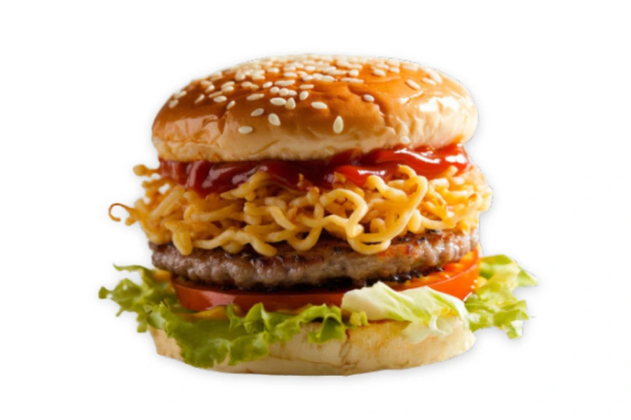 Veggie Noodle Burger